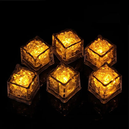 Glowing LED Ice Cubes – Ignite Fun with Fast-Flash Water Toys for Vibrant Party Decorations and Magical Drinks