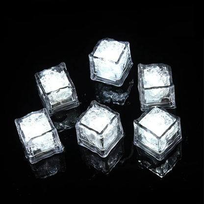 Glowing LED Ice Cubes – Ignite Fun with Fast-Flash Water Toys for Vibrant Party Decorations and Magical Drinks