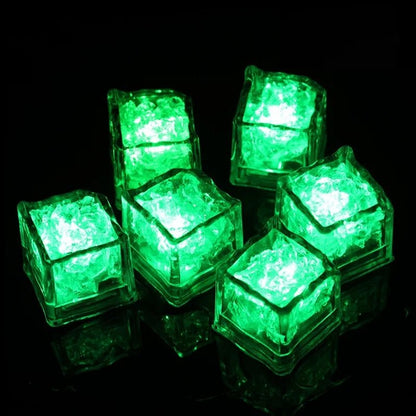 Glowing LED Ice Cubes – Ignite Fun with Fast-Flash Water Toys for Vibrant Party Decorations and Magical Drinks