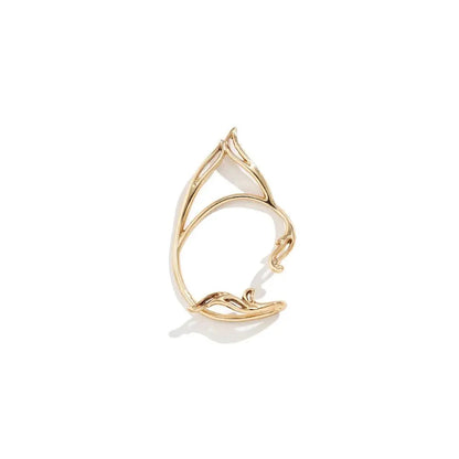 Korean Elf Fairy Earrings  – Hollow Cat Ear Hook Jewelry for a Magical Look
