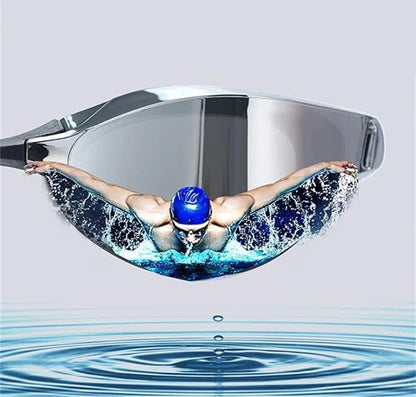 Professional Anti-Fog Swimming Goggles – Leakproof, HD Vision Swim Eyewear for Men & Women with Adjustable Silicone Comfort Fit