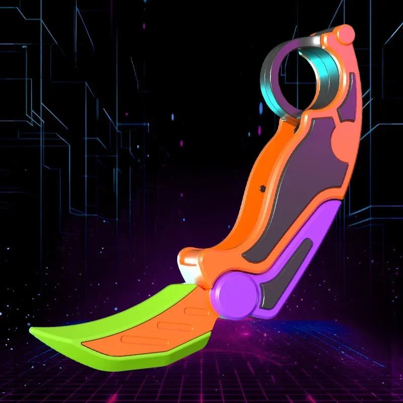 Gravity Claw Knife Toy – 3D Printed Cool Cosplay Sword Model, Safe Plastic Karambit for Fun, Decompression, and Unique Gifts