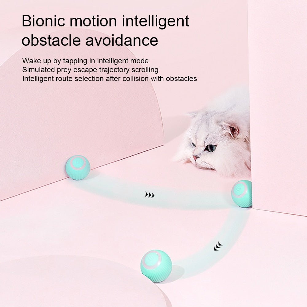 Gravity Smart Rolling Ball - Smart Electric Cat Ball Toys for Indoor