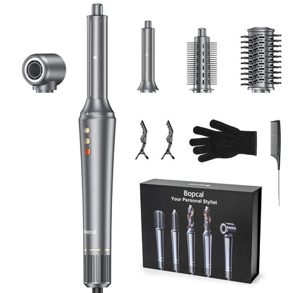 High-Speed Multi Hair Styler – 5-in-1 Use Curling Iron, Hot Air Brush & Salon Blow Dryer