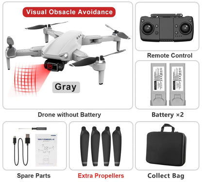 Drone with Camera – L900 Pro SE GPS RC Drone, Dual HD Camera, Foldable & Brushless