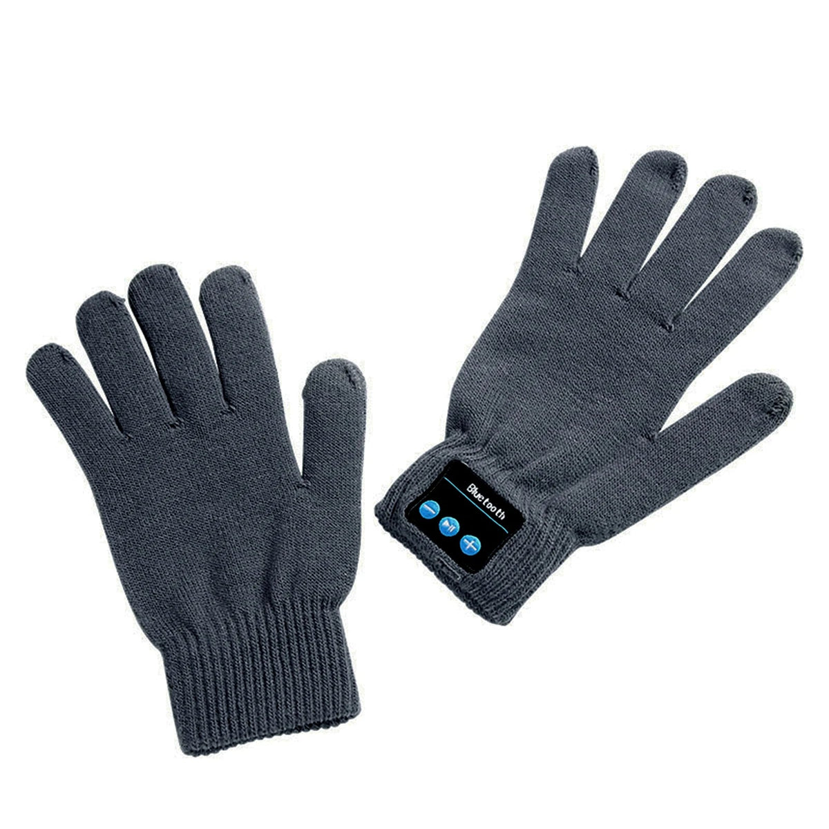 Smart Bluetooth Touchscreen Gloves – Wireless Bluetooth-Compatible Speaker Gloves with Warm Fabric, Outdoor Winter Smart Gloves for Calling, Music, and Touchscreen Use