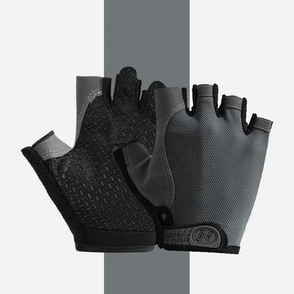Breathable Anti-Slip Half-Finger Gloves – Fitness and Cycling Gloves for Summer Workouts
