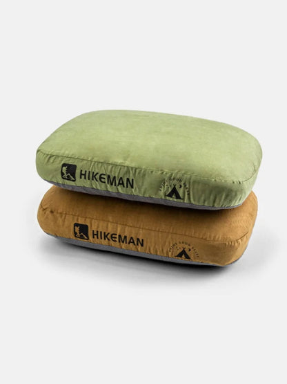 Memory Foam Camping Pillow - Full-Size Rollable Camp Pillow with Removable Washable Cover and Stuff Sack