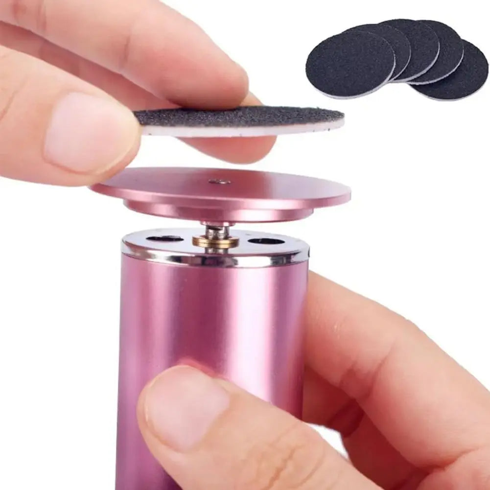Electric Pedicure Foot Callus Remover – Gently Exfoliates Dead Skin, Cracked Heels & Dry Feet for Silky Smooth Finish