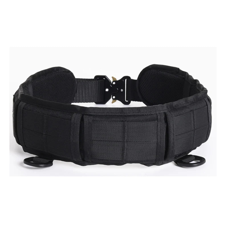 Men’s Tactical Outdoor Belt with Multi-Function Buckle – High-Quality Nylon Canvas Hunting Gear for Sport & Survival Utility