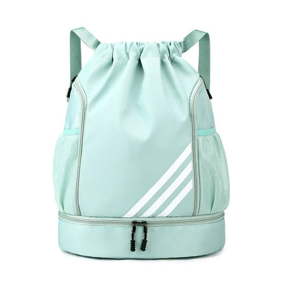 Basketball Sports Travel Backpack – Outdoor Waterproof Gym Bag with Ball Compartment for Swimming, Hiking, or Fitness Travel Use