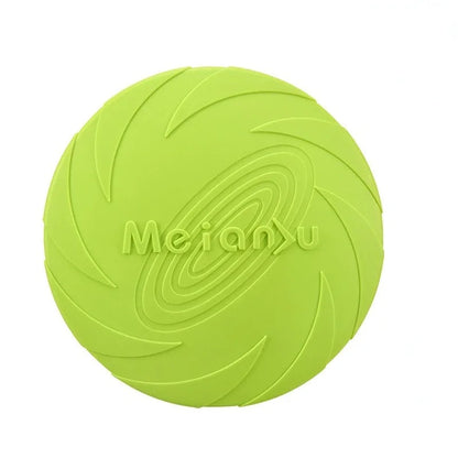 Silicone Pet Frisbee Flying Discs – 15/18/22cm Interactive Puppy Toys for Training & Outdoor Play