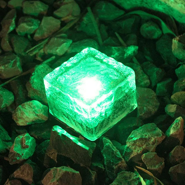 RGB LED Ice Brick Lights – Waterproof RGB Paver Lamps for a Stunning Outdoor Glow