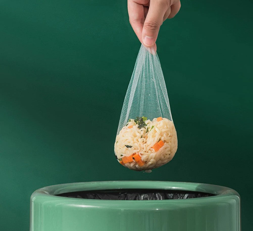 Anti-Clogging Sink Strainer Rack – Kitchen Shelf Filter with Disposable Net to Catch Food Residues
