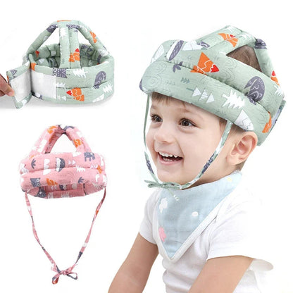 Baby Safety Helmet – Soft Adjustable Anti-Collision Protective Hat for Toddlers