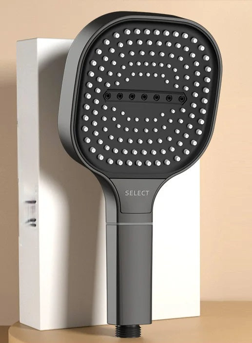 Massage Shower Head - 13CM High-Pressure 3 Mode Spray with Filter for Bathroom Spa