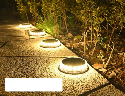 Ground Garden Solar Lights - 17 Led IP65 Waterproof for Lawn Pathway Patio Landscape Decoration