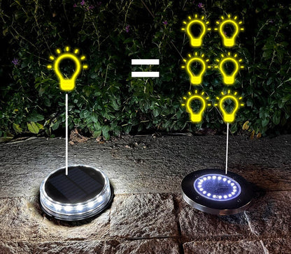 Ground Garden Solar Lights - 17 Led IP65 Waterproof for Lawn Pathway Patio Landscape Decoration