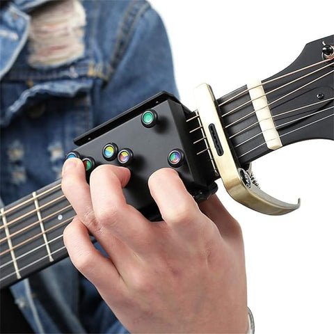 Learning Guitar Trainer For Beginners - Guitar Practice Tool, Finger Exerciser with 30 Chord Playing Methods for Guitar Beginner