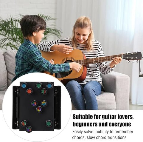 Learning Guitar Trainer For Beginners - Guitar Practice Tool, Finger Exerciser with 30 Chord Playing Methods for Guitar Beginner