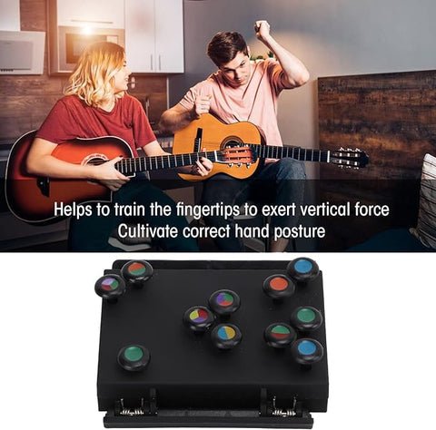 Learning Guitar Trainer For Beginners - Guitar Practice Tool, Finger Exerciser with 30 Chord Playing Methods for Guitar Beginner