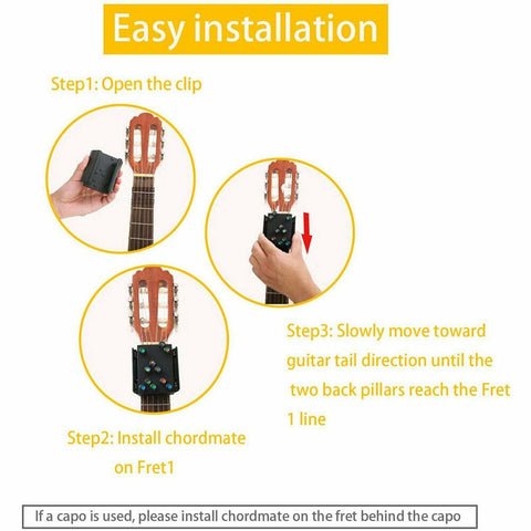 Learning Guitar Trainer For Beginners - Guitar Practice Tool, Finger Exerciser with 30 Chord Playing Methods for Guitar Beginner