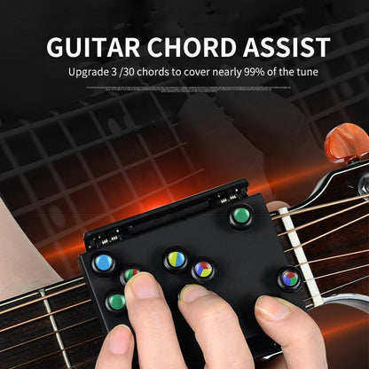 Learning Guitar Trainer For Beginners - Guitar Practice Tool, Finger Exerciser with 30 Chord Playing Methods for Guitar Beginner