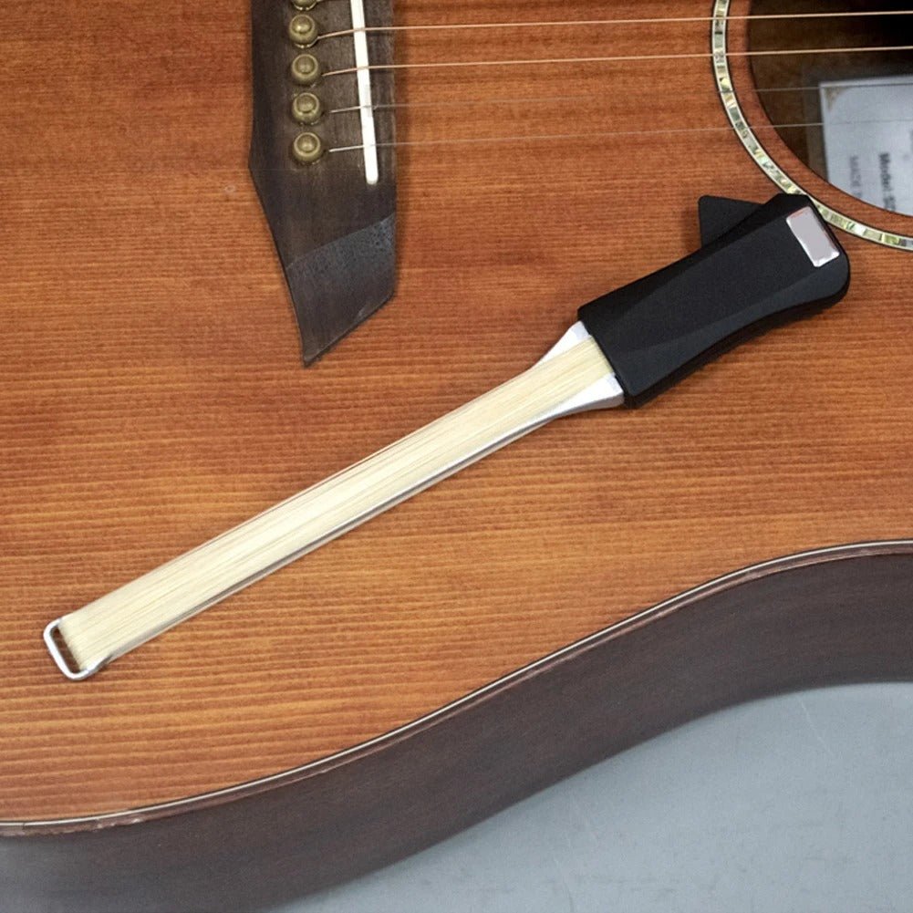 Guitar Bow for Acoustic Guitar – Violin Bow for Guitar with Built-In Pick (Guitar Playing Bow)