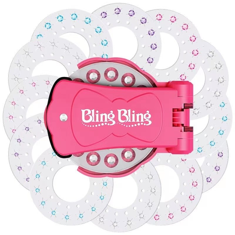 Hair Bling Stamp - Girls Glam Collection + 180 Colorful Gems