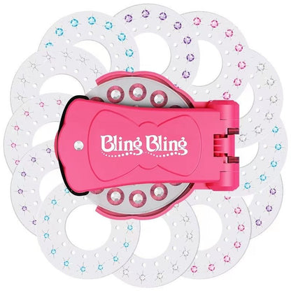 Hair Bling Stamp - Girls Glam Collection + 180 Colorful Gems