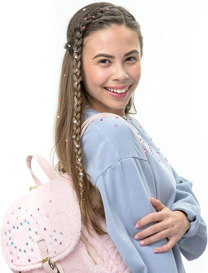 Hair Bling Stamp - Girls Glam Collection + 180 Colorful Gems