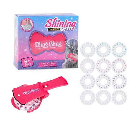 Hair Bling Stapler - Shining Bling Diamond Hair Sparkle Stapler Machine