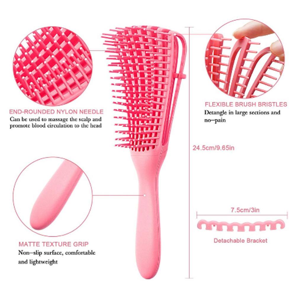 Detangling & Straightening Brush - for Curly Hair