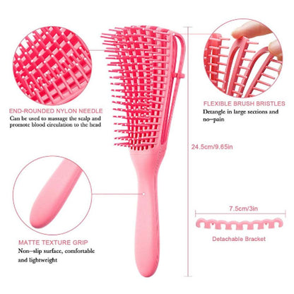 Detangling & Straightening Brush - for Curly Hair