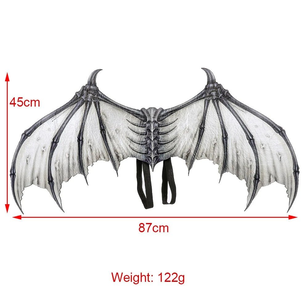 Halloween 3D Big Angel Devil Wings - Angel and Demon Wings Costume Accessories for Halloween Scary Demon Cosplay Decoration