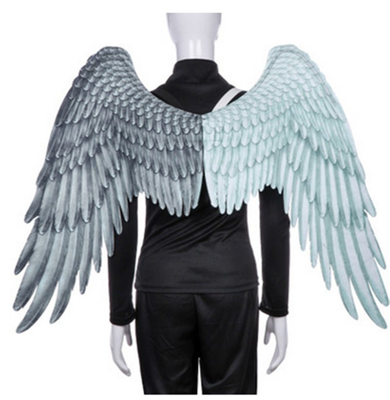 Halloween 3D Big Angel Devil Wings - Angel and Demon Wings Costume Accessories for Halloween Scary Demon Cosplay Decoration