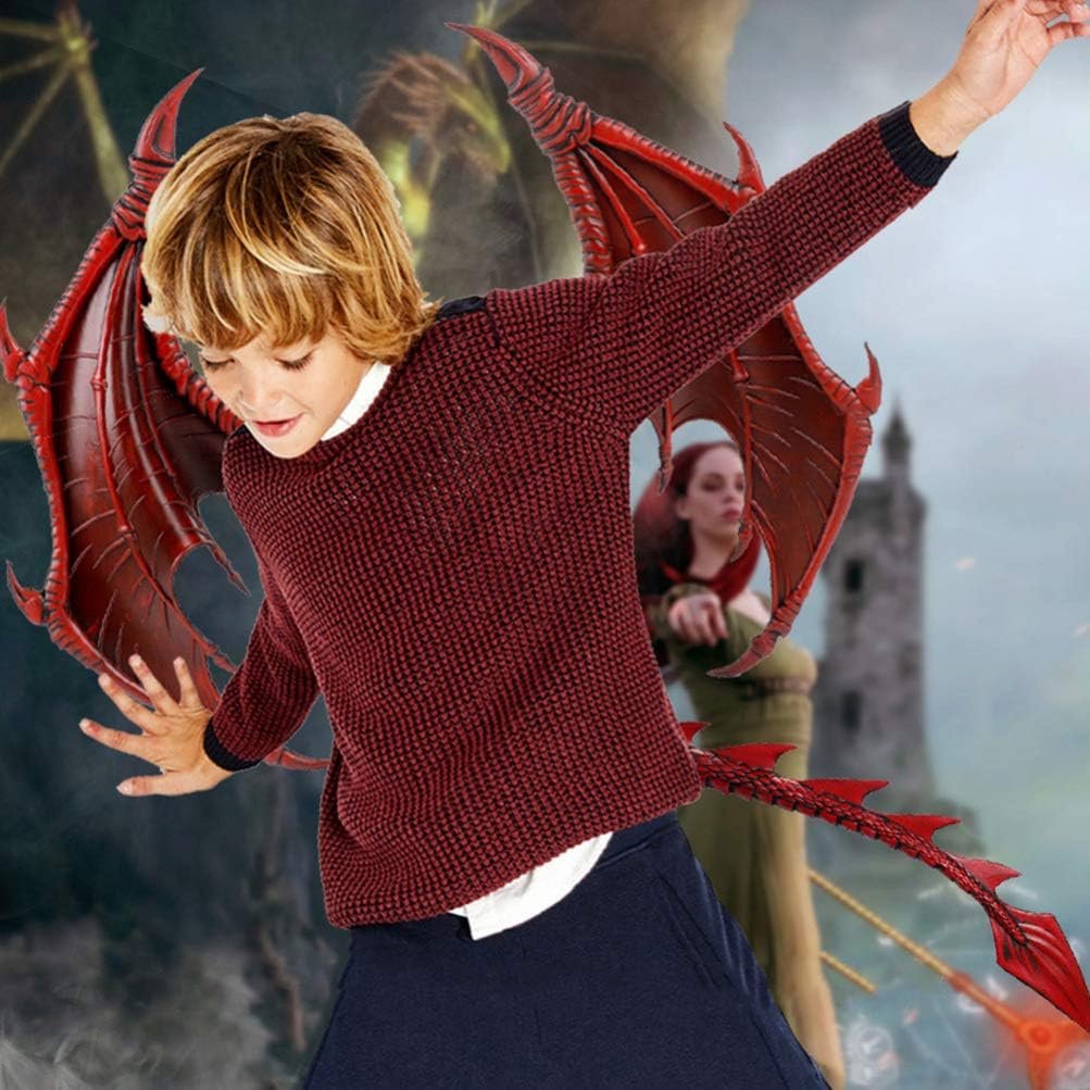 Halloween 3D Dragon Wings - Captivating Dragon Costume Set for Fun