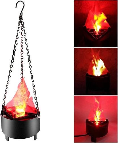 Halloween Hanging Flame Lights - Realistic Fake Flame Simulation