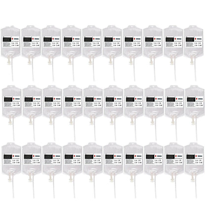 Halloween Blood Bag Drink Pack - Reusable Drink Cups Containers for Vampire Zombie Hospital Theme Party Supplies