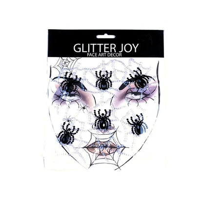 Halloween Face Stickers - Party Horror Grimace Decorations, Acrylic Gem Temporary Tattoo Stickers