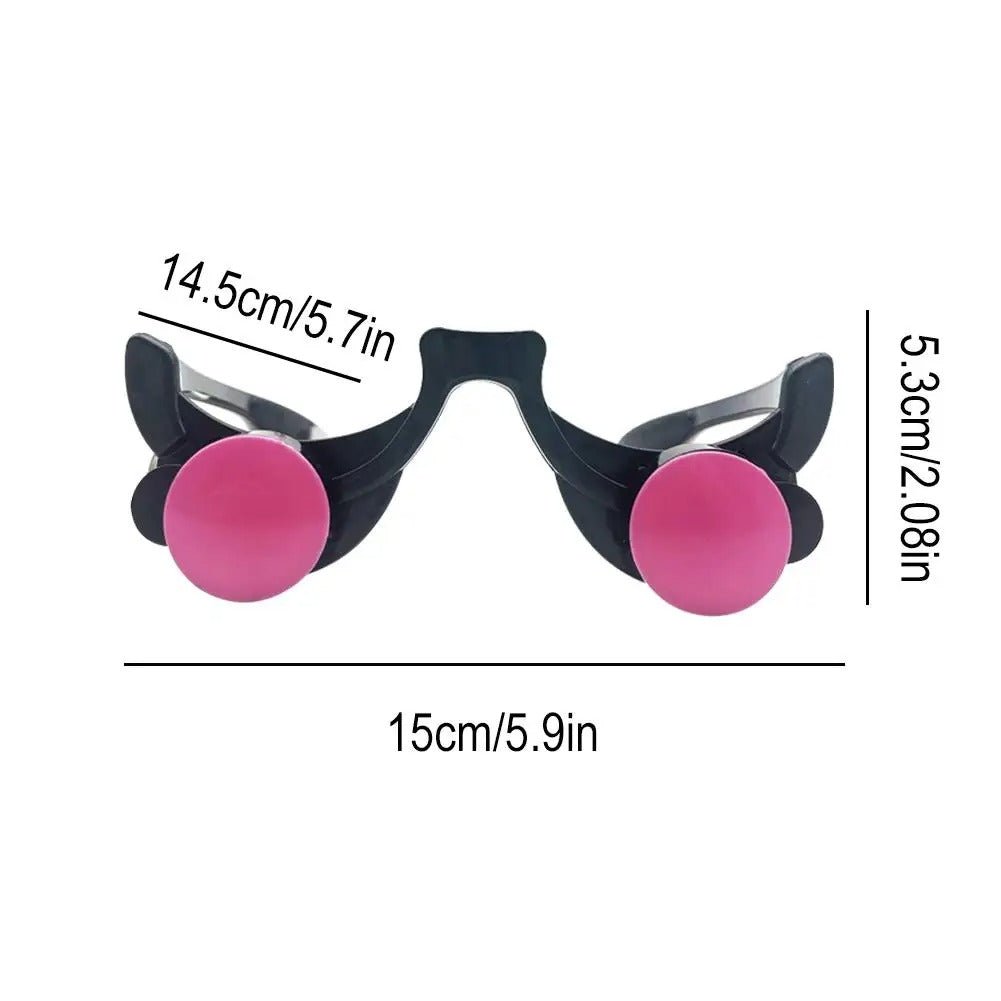 Halloween Glow Glasses - Light Up Rave Glasses Halloween Cosplay Anime Accessories
