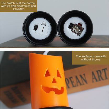 Halloween LED Pumpkin Candle - Flameless Pumpkin Candles