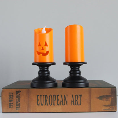 Halloween LED Pumpkin Candle - Flameless Pumpkin Candles