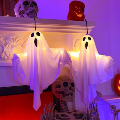 Halloween LED Glow Ghost - Flying Ghost Lights Halloween Decorations