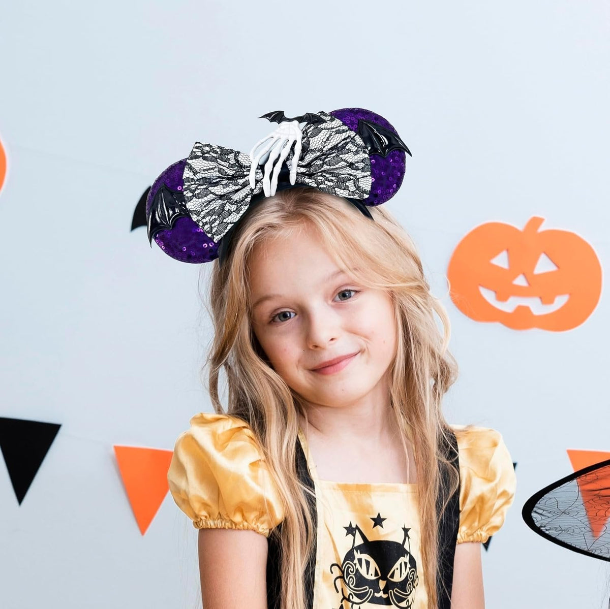 Halloween Minnie Mouse Ears Headband - Cute Minnie Ears Headband For Holiday Party