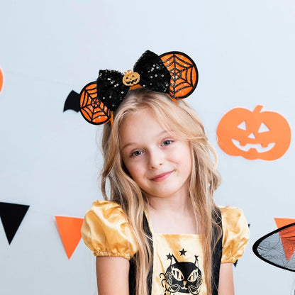 Halloween Minnie Mouse Ears Headband - Cute Minnie Ears Headband For Holiday Party