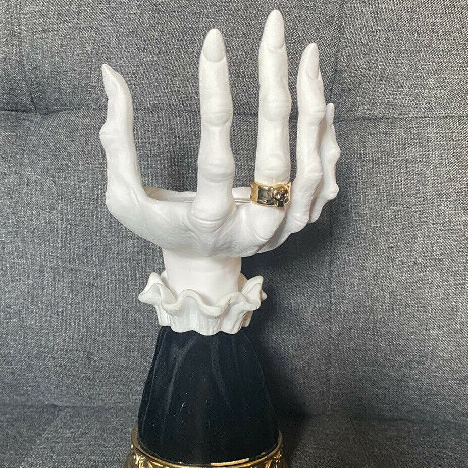 Halloween Candle Holder - Palm Tray Witch Hand Candle Holder Halloween Home Party Decorative