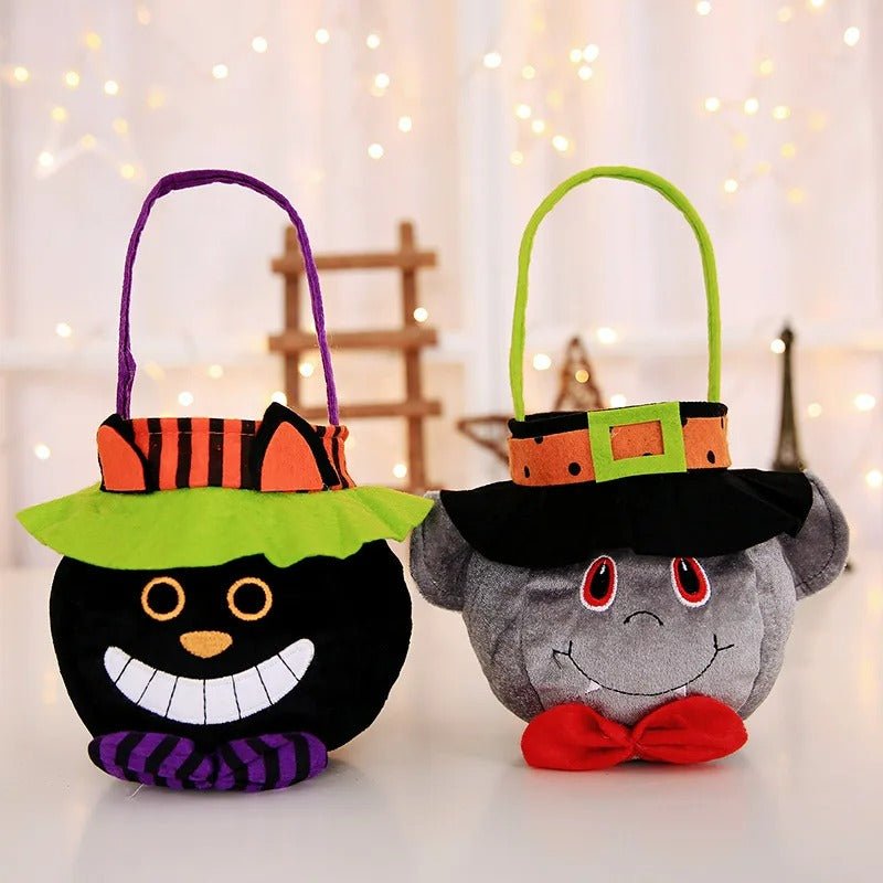 Halloween Buckets & Candy Bags - Foldable Halloween Treat Bags