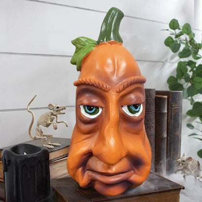 Halloween Pumpkin Outdoor Decorations - Ghost Party Yard Decor with Pumpkin Head for Courtyard Decoration