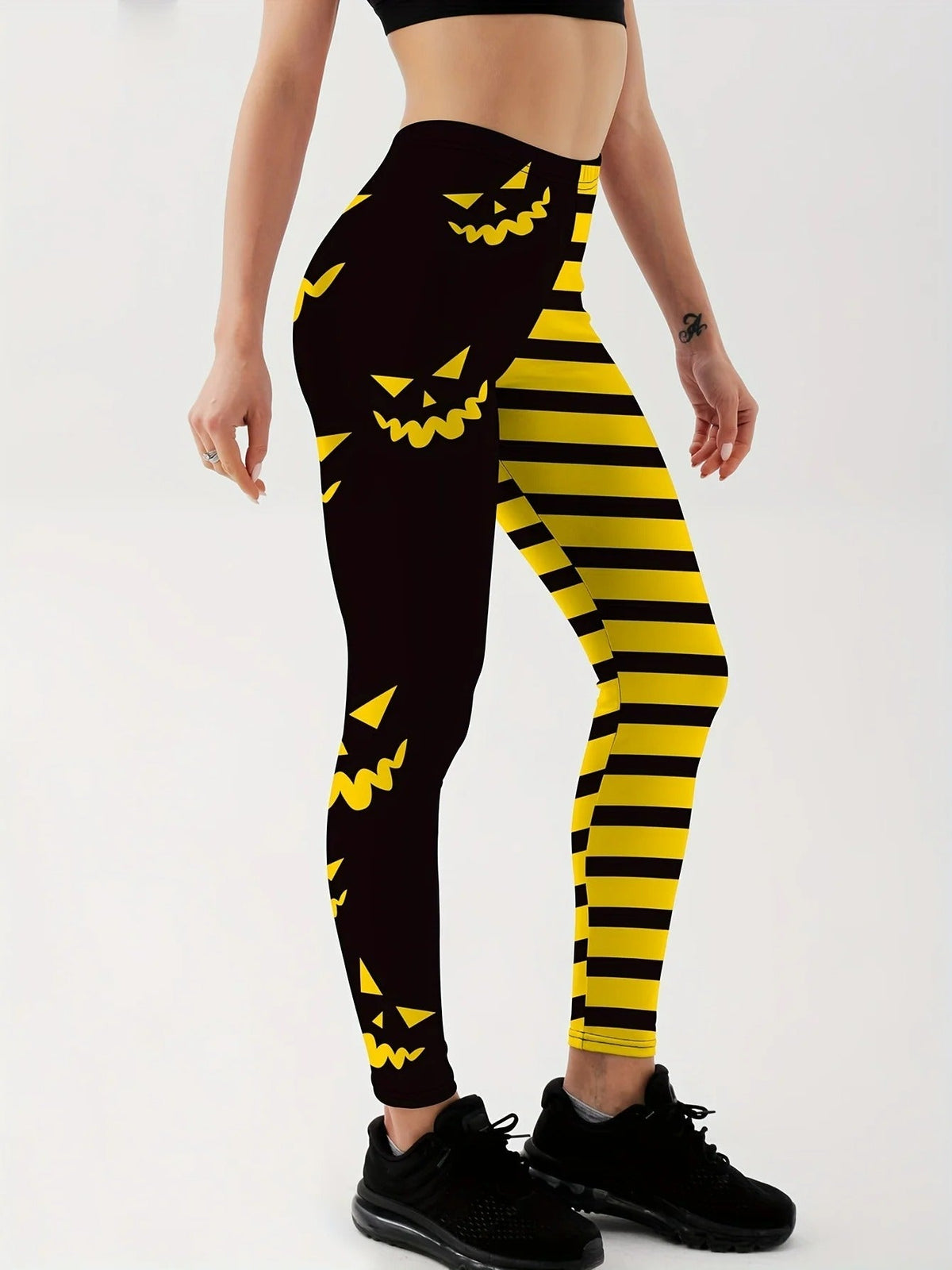 Sexy Halloween Leggings - Festive & Functional Pumpkin Leggings